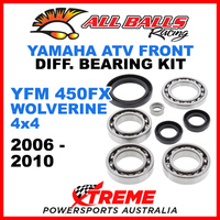 25-2028 Yamaha YFM 450FX Wolverine 4x4 06-10 Front Differential Bearing Kit