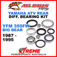 25-2030 Yamaha YFM 350FW Big Bear 87-95 ATV Rear Differential Bearing & Seal Kit