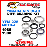 25-2030 Yamaha YFM 225 Moto-4 86-88 ATV Rear Differential Bearing & Seal Kit