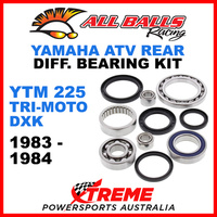 25-2030 Yamaha YTM225 TriMoto DXK 83-84 ATV Rear Differential Bearing & Seal Kit