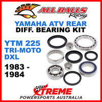 25-2030 Yamaha YTM225 TriMoto DXL 83-84 ATV Rear Differential Bearing & Seal Kit
