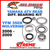 25-2033 Yamaha YFM 350X Wolverine 06-09 ATV Rear Differential Bearing Kit