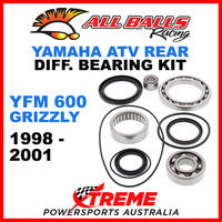 25-2033 Yamaha YFM 600 Grizzly 98-01 ATV Rear Differential Bearing & Seal Kit