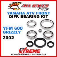 All Balls 25-2044 Yamaha YFM 600 Grizzly 2002 Front Differential Bearing Kit