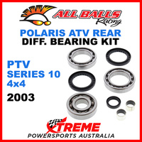 25-2056 Polaris PTV Series 10 4x4 2003 Rear Differential Bearing Kit