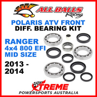 25-2065 Polaris Ranger 4X4 800 EFI Mid Size 2013-2014 Front Differential Bearing Kit