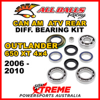 25-2068 Can Am Outlander 650 XT 4x4 2006-2010 ATV Rear Differential Bearing Kit