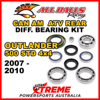 25-2068 Can Am Outlander 500 STD 4x4 2007-2010 ATV Rear Differential Bearing Kit