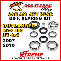 25-2068 Can Am Outlander MAX 500 XT 4x4 07-10 ATV Rear Differential Bearing Kit