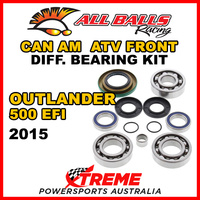25-2069 Can Am Outlander 500 EFI 2015 ATV Front Differential Bearing Kit