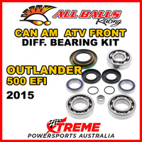 25-2069 Can Am Outlander 500 EFI 2015 ATV Front Differential Bearing Kit