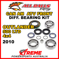 25-2069 Can Am Outlander 500 LTD 4x4 2010 ATV Front Differential Bearing Kit
