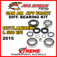 25-2069 Can Am Outlander L 500 EFI 2015 ATV Front Differential Bearing Kit