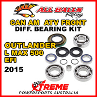 25-2069 Can Am Outlander L MAX 500 EFI 2015 ATV Front Differential Bearing Kit
