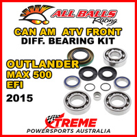 25-2069 Can Am Outlander MAX 500 EFI 2015 ATV Front Differential Bearing Kit