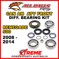 25-2069 Can Am Renegade 500 2008-2014 ATV Front Differential Bearing Kit