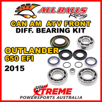 25-2069 Can Am Outlander 650 EFI 2015 ATV Front Differential Bearing Kit