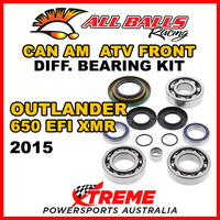 25-2069 Can Am Outlander 650 EFI XMR 2015 ATV Front Differential Bearing Kit