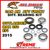 25-2069 Can Am Outlander MAX 650 EFI 2015 ATV Front Differential Bearing Kit