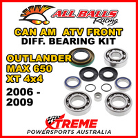 25-2069 Can Am Outlander MAX 650 XT 4x4 06-09 Front Differential Bearing Kit