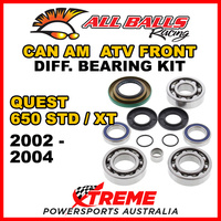 25-2069 Can Am Quest 650 STD/XT 2002-2004 Front Differential Bearing Kit