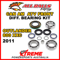 25-2069 Can Am Outlander 800 XXC 2011 Front Differential Bearing Kit