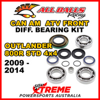 25-2069 Can Am Outlander 800R STD 4x4 2009-2014 Front Differential Bearing Kit