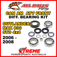 25-2069 Can Am Outlander MAX 800 STD 4x4 2006-08 Front Differential Bearing Kit