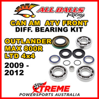 25-2069 Can Am Outlander MAX 800R LTD 4x4 2009-12 Front Differential Bearing Kit