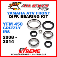 25-2073 Yamaha YFM 450 Grizzly IRS 08-14 Front Differential Bearing Kit