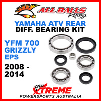 25-2074 Yamaha YFM700 Grizzly EPS 08-14 ATV Rear Differential Bearing & Seal Kit
