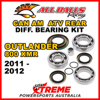 25-2086 Can Am Outlander 800 XMR 2011-2012 ATV Rear Differential Bearing Kit