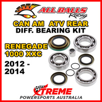 25-2086 Can Am Renegade 1000 XXC 2012-2014 ATV Rear Differential Bearing Kit