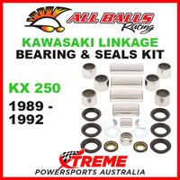 27-1040 Kawasaki KX250 KX 250 1989-1992 Linkage Bearing & Seal Kit Dirt Bike