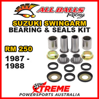 All Balls 28-1001 For Suzuki RM250 RM 250 1987-1988 Swingarm Bearing Kit