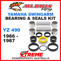 All Balls 28-1025 Yamaha YZ490 YZ 490 1986-1987 Swingarm Bearing Kit