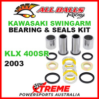 28-1047 Kawasaki KLX400SR KLX 400SR 2003 Swingarm Bearing & Seal Kit MX