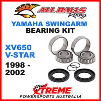 All Balls 28-1058 Yamaha XV650 XV 650 V-Star 1998-2002 Swingarm Bearing Kit