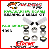 28-1065 Kawasaki KLX650D1 KLX 650D1 1996 Swingarm Bearing & Seal Kit MX