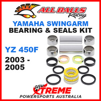 All Balls 28-1072 Yamaha YZ450F 2003-2005 Swingarm Bearing Kit
