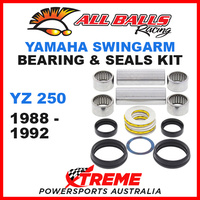 All Balls 28-1075 Yamaha YZ250 YZ 250 1988-1992 Swingarm Bearing Kit