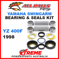 All Balls 28-1076 Yamaha YZ400F YZF400 1998 Swingarm Bearing Kit