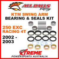 ALL BALLS 28-1087 SWINGARM BEARING KIT KTM 250 EXC RACING 4T 4 STROKE 2002-2003