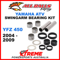 All Balls 28-1114 Yamaha YFZ 450 2004-2009 Swingarm Bearing & Seal Kit
