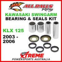 28-1121 Kawasaki KLX125 KLX 125 2003-2006 Swingarm Bearing & Seal Kit MX