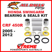 28-1128 Honda CRF450R CRF 450R 2005-2012 MX Swingarm Bearing & Seals Kit