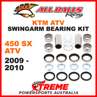 All Balls 28-1168 KTM 450 SX ATV 2009-2010 Swingarm Bearing & Seal Kit