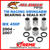 All Balls 28-1183 TM Racing MX450F MX 450F 2004-2007 Swingarm Bearing & Seal Kit