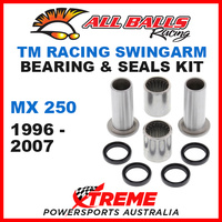 All Balls 28-1183 TM Racing MX250 MX 250 1996-2007 Swingarm Bearing & Seal Kit