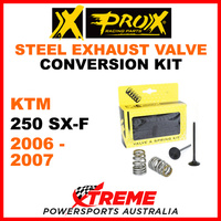 ProX KTM 250 SXF SX-F 2006-2007 Steel Exhaust Valve & Spring Upgrade Kit